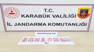 Karabükte 102 adet sentetik hap ele geçirildi