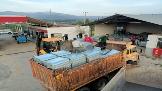 Karacasu Belediyesine 100 çöp konteyneri desteği
