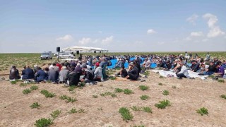 Karapınarda kuraklık nedeniyle yağmur duası yapıldı