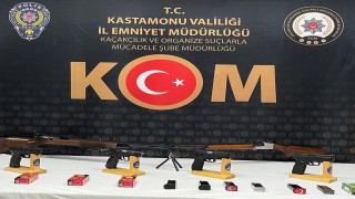 Kastamonuda silah operasyonu: 4 gözaltı