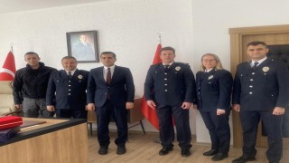 Kaymakam Böçkün emniyet personelini makamında ağırladı