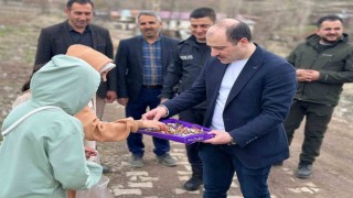 Kaymakam Çelikten bayram ziyaretleri
