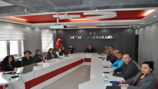 Kaymakam Demirtaş kurum amirleriyle buluştu