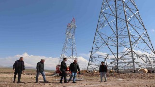 Kaymakam Karaliden trafo merkezine ziyaret