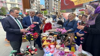 Kaymakam Memiş, yılsonu sergisini ziyaret etti