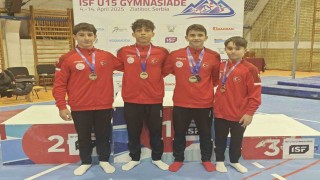 Kayserili sporcudan Sırbistanda çifte madalya