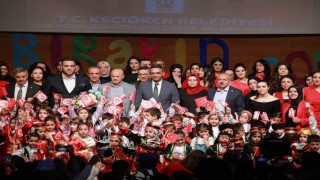 Keçiörende 23 Nisan coşkusu erken başladı