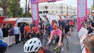 Kemerde Gran Fondo Antalya bisiklet yarışı başladı