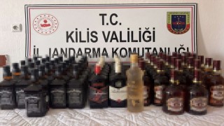 Kiliste 68 şişe gümrük kaçağı alkol ele geçirildi: 1 gözaltı