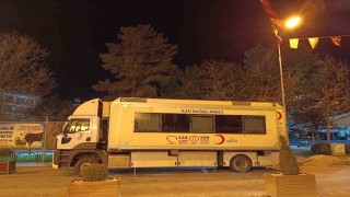 Kızılay kan bağış aracı Beypazarında
