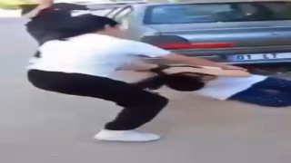 Kızların ‘küfür kavgası kamerada