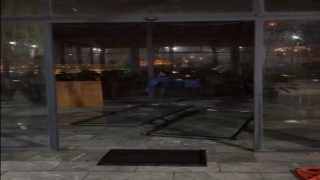 Koçarlı Millet Bahçesi fırtınada zarar gördü