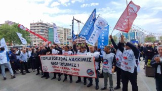 Konak Belediyesinde memurlar iş bıraktı
