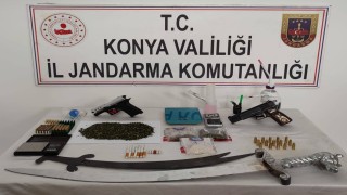 Konyada jandarmadan uyuşturucu operasyonu