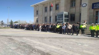Konyada kansere yenik düşen komisere son görev