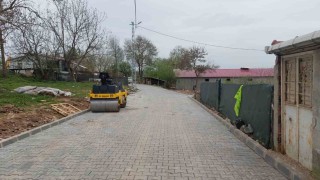 Körfezin köylerine parke taşı döşeniyor