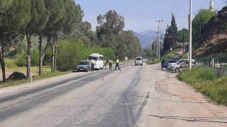 Köşkte jandarma trafikten denetim