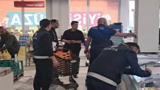 Köşkte zabıta ekiplerinden denetim