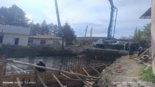 Kozluca Camiinin temeli düzenlenen törenle atıldı