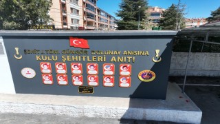Kuluda şehitler için anıt yapıldı