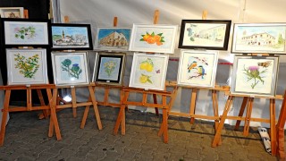 Kursiyerlerden Alaçatı Ot Festivaline özel sergi