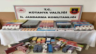 Kütahyada kaçak sigara operasyonu