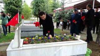 Kütahyada Polis Haftası dolayısıyla şehitlik ziyaretleri gerçekleştirildi