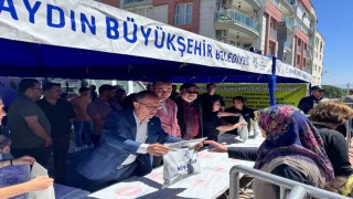Kuyucakta 20 bin ata tohumu fidesi dağıtıldı