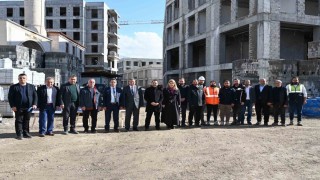 Malatya milletvekilleri, Çarşı Merkezi inşaatını yerinde inceledi