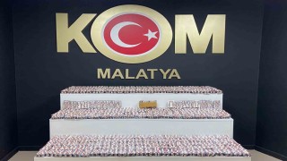 Malatyada 21 bin 672 adet sentetik ecza hap ele geçirildi