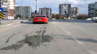 Malatyada beton mikserleri tehlike saçıyor
