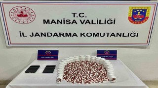 Manisada 1.265 adet sentetik hap ele geçirildi
