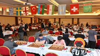 Manisada Uluslararası Satranç Turnuvası heyecanı başladı