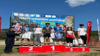 Manisalı sporcular Türkiye Oryantiring Şampiyonasına damga vurdu