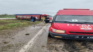 Manyasta trafik kazası: 2 yaralı