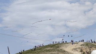 Mardinde uçurtma şöleni renkli görüntüler oluşturdu