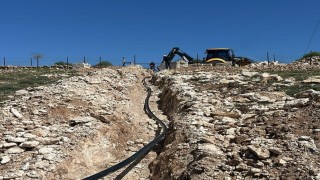 Mardinin 5 ilçesinde 5 bin 80 metrelik içme suyu hattı döşendi
