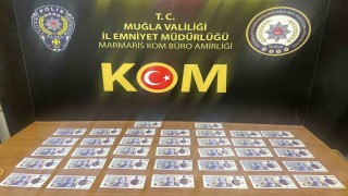 Marmariste İngiliz turist sahte poundla yakalandı