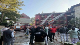 Marmaristeki otel yangınında 5i çocuk 17si yabancı uyruklu 24 kişi etkilendi