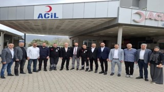 Memur-Sen İzmir İl Başkanı Yılmaz, sağlık çalışanları ile bayramlaştı
