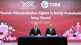 Mesleki eğitimi güçlendirmek için TOBB ve YÖKten iş birliği