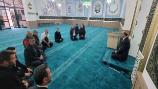 Müftü İmamoğlu ibadete yeni açılan camide vaaz verdi