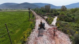 Muğla Büyükşehir Belediyesinin Milastaki 80 milyonluk yol yatırımı devam ediyor