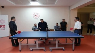 Muğla Etkileşim Günleri kapsamında yöneticiler masa tenisi müsabakalarında buluştu