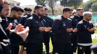 Muğlaspor, dua eşliğinde antrenmana çıktı