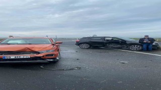 Muratlı-Tekirdağ yolunda kaza: 4 yaralı