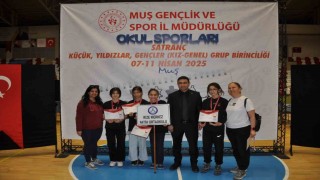 Muşta satranç turnuvası sona erdi