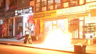 Muşta şüpheli çanta fünye ile patlatıldı