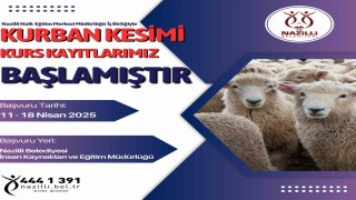 Nazilli Belediyesinden Kurban Kesim Kursu