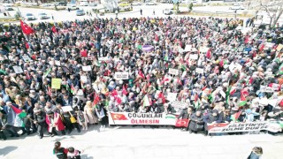 Nevşehir Gazze için yürüdü